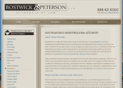San Francisco Mesothelioma Lawyers - Bostwick & Peterson LLP