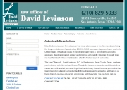 San Antonio Mesothelioma Lawyers - Law Offices of L. David Levinson