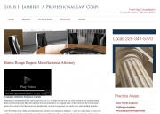Baton Rouge Mesothelioma Lawyers - Louis J. Lambert A Professional Law Corporation