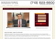 Houston Mesothelioma Lawyers - McDonald Worley, P.C.